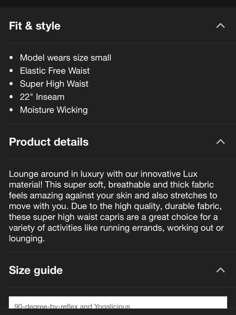 Yogalicious Lux Lenox Pocket Crop Tight Leggings - Picture 16 of 16